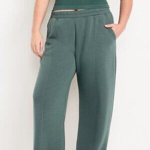 Sage green baggy sweat pants